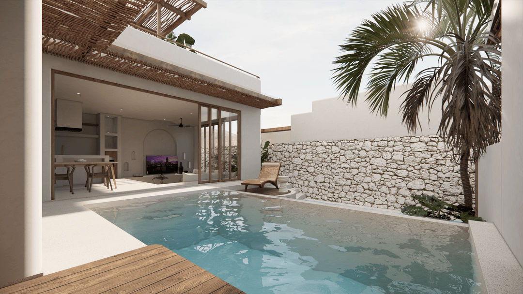 OCEAN VIEW 2 BEDROOM VILLA FOR SALE LEASEHOLD IN DREAMLAND BE-356 